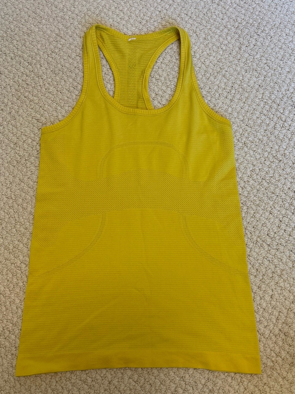 lululemon athletica Women's Racerback Tank in Mustard